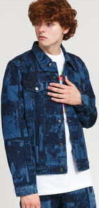 Daily Paper Jajean Lazer 10 lazered denim XL