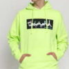 Diamond Supply Co. Color Box Logo Hoodie neon zelená M