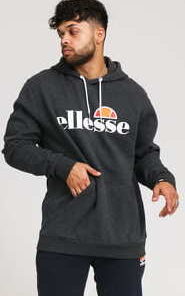 ellesse S Gottero OH Hoody melange tmavě šedá