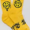 F*CK THEM Smiley Socks žluté EUR 35-38