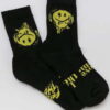 F*CK THEM Smiley Socks černé EUR 35-38