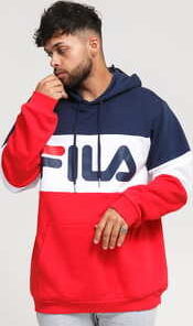 Fila Men Night Blocked Hoody navy / červená / bílá L