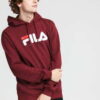 Fila Unisex Classic Pure Hoody vínová XL