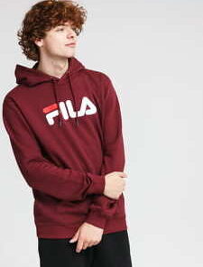 Fila Unisex Classic Pure Hoody vínová XL