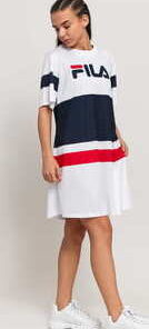 Fila Women Basanti Tee Dress bílé / navy / červené S