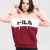 Fila Women Lori Hoody růžová / vínová / bílá M