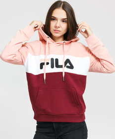 Fila Women Lori Hoody růžová / vínová / bílá M