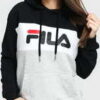 Fila Women Lori Hoody černá / melange šedá / bílá XS