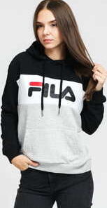 Fila Women Lori Hoody černá / melange šedá / bílá XS