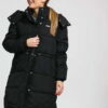 Fila Women Tender Long Puffer Jacket černá M