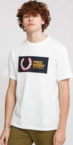 FRED PERRY Fred Perry Sportswear Tee bílé XL