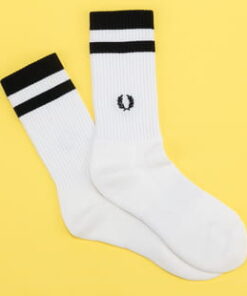 FRED PERRY Tipped Sports Socks bílé 6-8