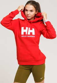 Helly Hansen W HH Logo Hoodie červená L