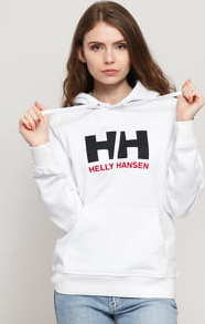 Helly Hansen W HH ogo Hoodie bílá