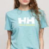 Helly Hansen W HH Logo Tee melange světle modré S