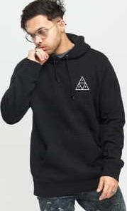 HUF Essentials Triple Triangle Hooded černá