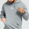 HUF Peaking Hoodie melange šedá L