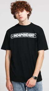 INDEPENDENT Rebar Cross Tee černé XL