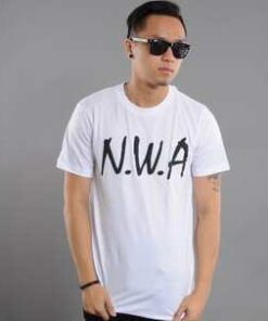 Urban Classics N.W.A. Tee bílé XXL