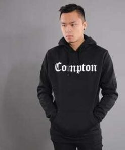 Urban Classics Compton Hoody černá