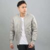 Urban Classics Basic Bomber šedá