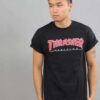 Thrasher Outlined Tee černé M