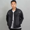 Urban Classics Ripped Denim Jacket black XXL