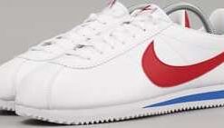 Nike Classic Cortez Leather white / varsity red - vrsty ryl EUR 47