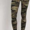 Urban Classics Ladies Camo tripe eggings camo zelené