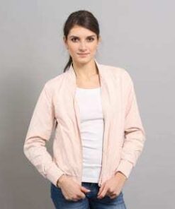 Urban Classics Ladies Light Bomber Jacket růžová XS