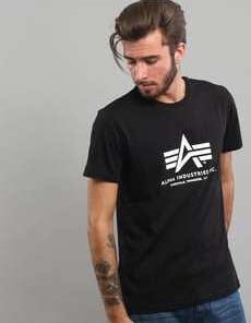 Alpha Industries Basic Tee černé