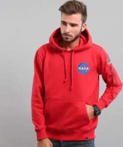 Alpha Industries Space Shuttle Hoody červená S