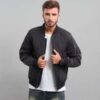 Urban Classics Big Diamond Quilt Bomber Jacket černá XXL