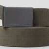 Urban Classics Canvas Belt olivový