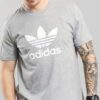 adidas Trefoil T-shirt melange šedé L