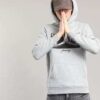 Urban Classics Pray Hoody melange šedá XL