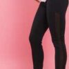 Urban Classics Ladies Tech Mesh Stripe Leggings černé XS