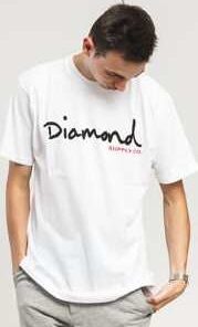 Diamond Supply Co. OG Script Tee bílé M