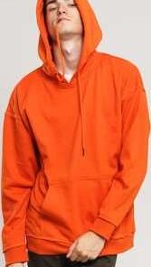 Urban Classics Oversized Sweat Hoody oranžová XXL