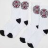 INDEPENDENT Truck Co. 2Pack Socks bílé / černé / červené