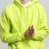 Urban Classics Blank Hoody neon zelená XL