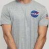 Alpha Industries Space Shuttle Tee melange šedé S