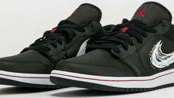 Jordan 1 Low SE black / white - university red EUR 45.5