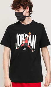 Jordan M J DFCT SS Crew 2 černé S