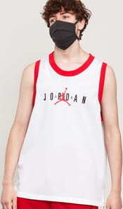 Jordan M J JM Sport DNA Tank bílý / červený XL