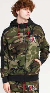 Jordan M J JMC Camo Fleece FZ camo zelená L