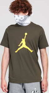 Jordan M J Jumpman SS Crew tmavě olivové XL