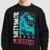 Jordan M J Mountainside Fleece Crew černá S