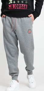 Jordan M J Mountainside Fleece Pant melange šedé L