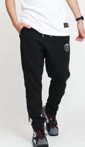 Jordan M J PSG Fleece Pant černé / bílé / vínové XL